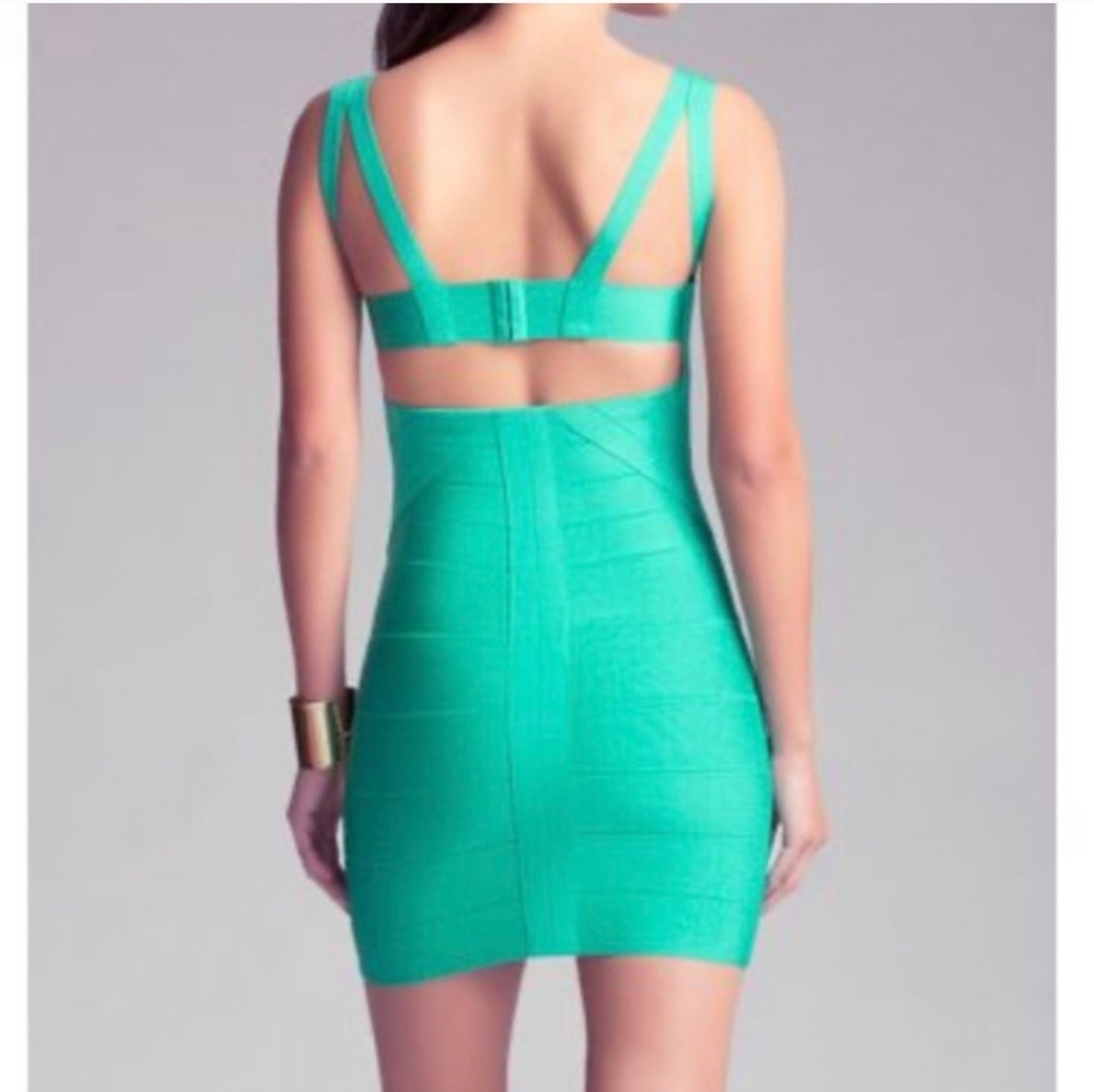 Elegant Green Bodycon Dress